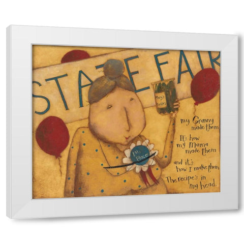 State Fair White Modern Wood Framed Art Print by DiPaolo, Dan