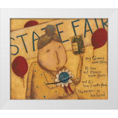 State Fair White Modern Wood Framed Art Print by DiPaolo, Dan
