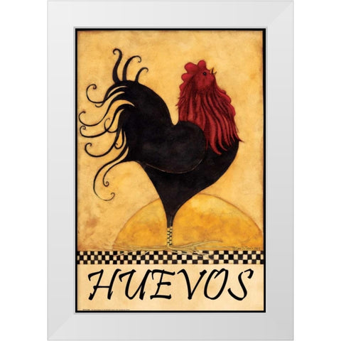 Love To Cook White Modern Wood Framed Art Print by DiPaolo, Dan