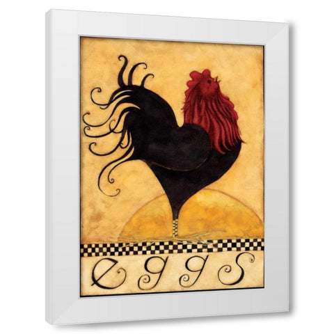 Eggs White Modern Wood Framed Art Print by DiPaolo, Dan
