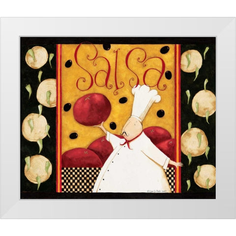 Onions White Modern Wood Framed Art Print by DiPaolo, Dan