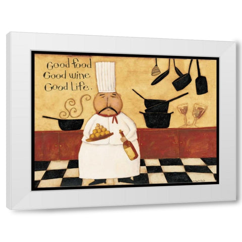 Served Up White Modern Wood Framed Art Print by DiPaolo, Dan