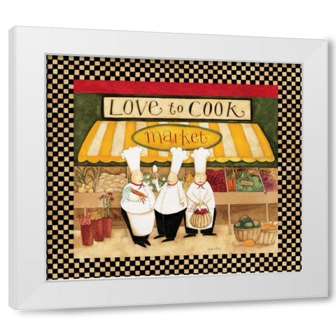 Our Place White Modern Wood Framed Art Print by DiPaolo, Dan