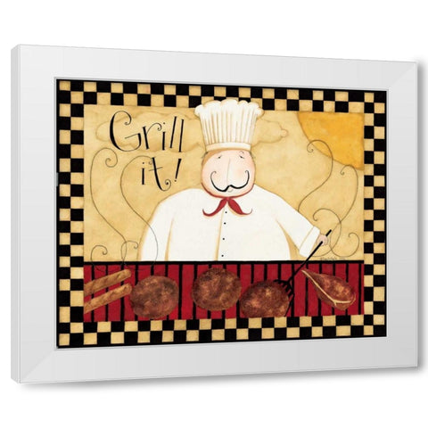 Cook It White Modern Wood Framed Art Print by DiPaolo, Dan