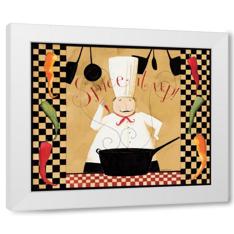 Spice White Modern Wood Framed Art Print by DiPaolo, Dan