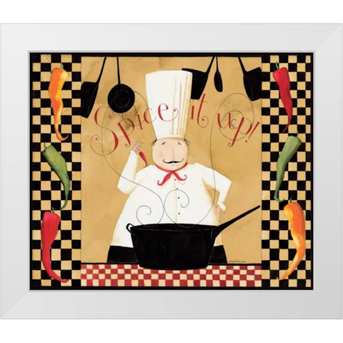 Spice White Modern Wood Framed Art Print by DiPaolo, Dan