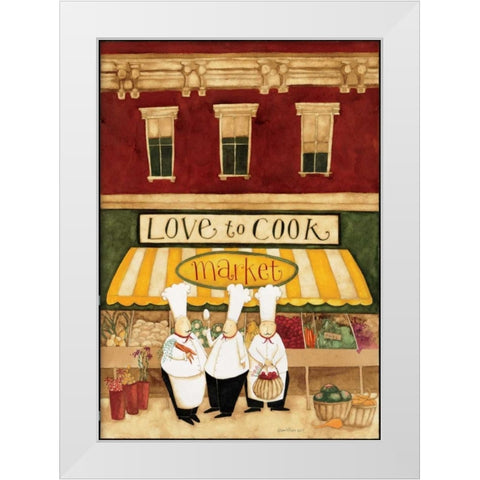 Together White Modern Wood Framed Art Print by DiPaolo, Dan