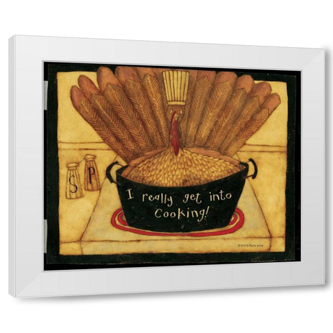 Feast White Modern Wood Framed Art Print by DiPaolo, Dan