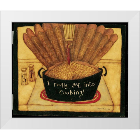 Feast White Modern Wood Framed Art Print by DiPaolo, Dan