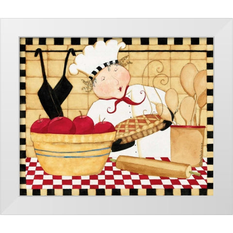 Loving It White Modern Wood Framed Art Print by DiPaolo, Dan