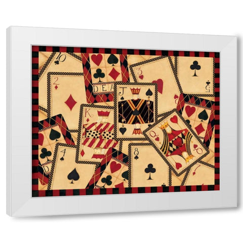 All Of A kind White Modern Wood Framed Art Print by DiPaolo, Dan