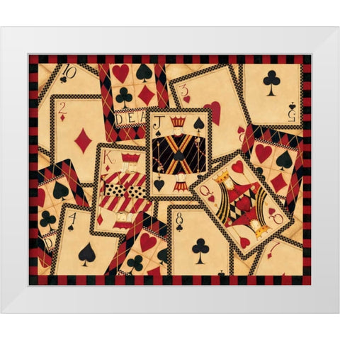 All Of A kind White Modern Wood Framed Art Print by DiPaolo, Dan