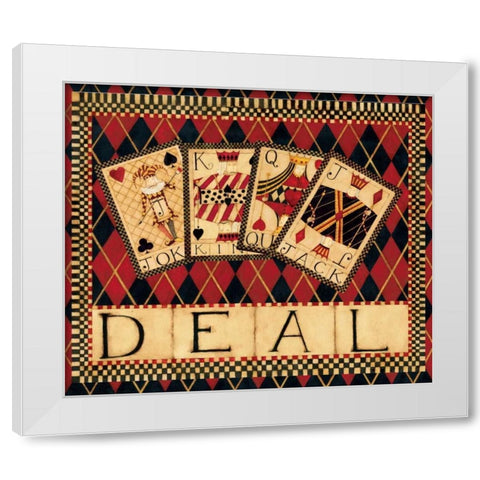 Deal White Modern Wood Framed Art Print by DiPaolo, Dan