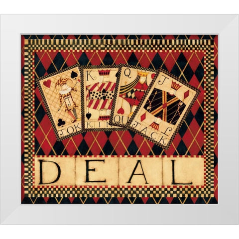 Deal White Modern Wood Framed Art Print by DiPaolo, Dan