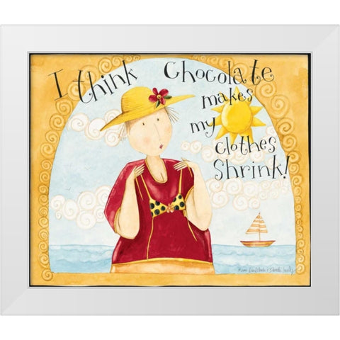 Sunshine White Modern Wood Framed Art Print by DiPaolo, Dan