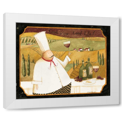 Wine Country White Modern Wood Framed Art Print by DiPaolo, Dan