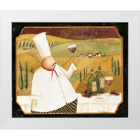 Wine Country White Modern Wood Framed Art Print by DiPaolo, Dan