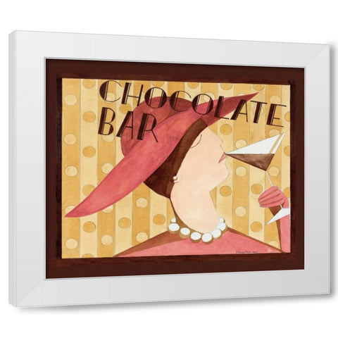 Bar White Modern Wood Framed Art Print by DiPaolo, Dan