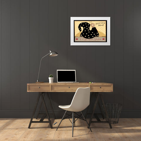 Morning Blend White Modern Wood Framed Art Print by DiPaolo, Dan