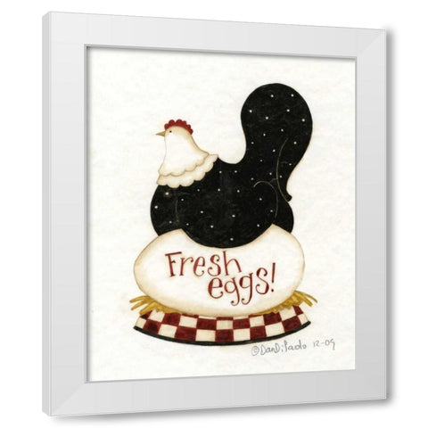 Fresh White Modern Wood Framed Art Print by DiPaolo, Dan