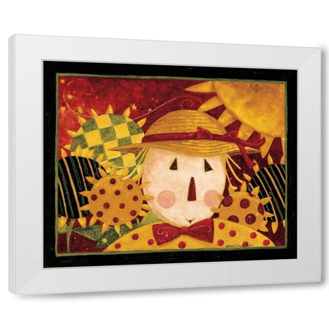 Scarecrow White Modern Wood Framed Art Print by DiPaolo, Dan