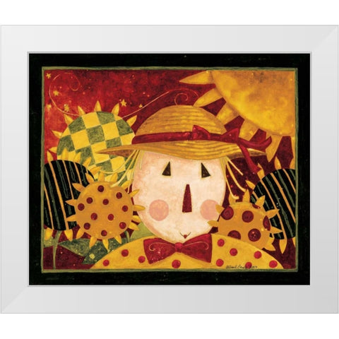 Scarecrow White Modern Wood Framed Art Print by DiPaolo, Dan