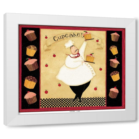 Sweet All Over White Modern Wood Framed Art Print by DiPaolo, Dan
