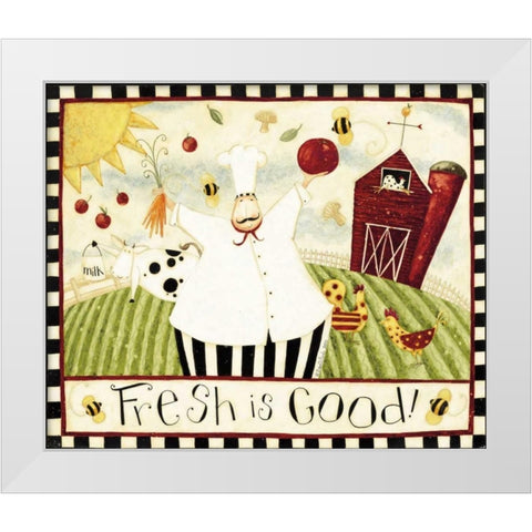 Fresh Goods White Modern Wood Framed Art Print by DiPaolo, Dan