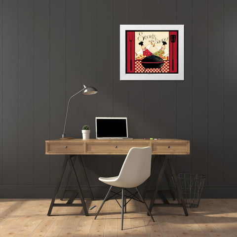Sauce White Modern Wood Framed Art Print by DiPaolo, Dan