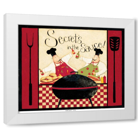 Sauce White Modern Wood Framed Art Print by DiPaolo, Dan
