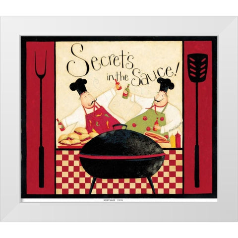 Sauce White Modern Wood Framed Art Print by DiPaolo, Dan