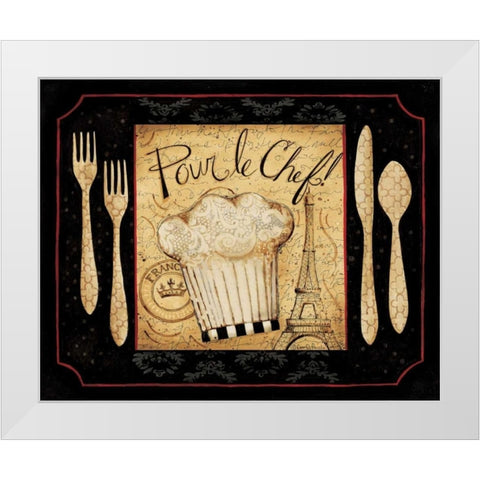 Pour White Modern Wood Framed Art Print by DiPaolo, Dan