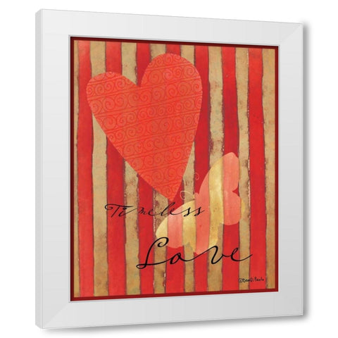 Timeless Love 2 White Modern Wood Framed Art Print by DiPaolo, Dan