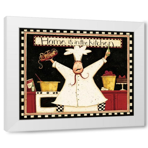 Kitchen White Modern Wood Framed Art Print by DiPaolo, Dan