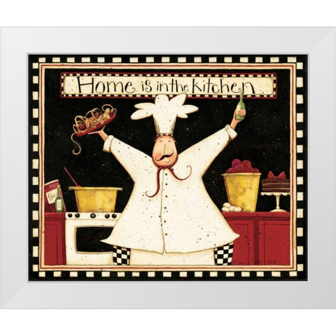 Kitchen White Modern Wood Framed Art Print by DiPaolo, Dan