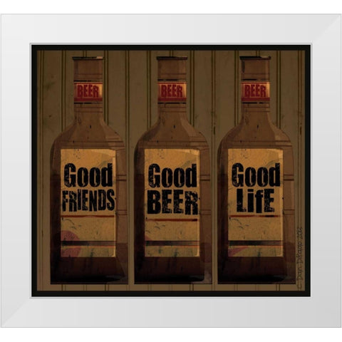 Final 3 White Modern Wood Framed Art Print by DiPaolo, Dan