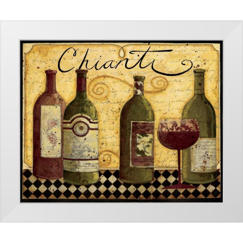 Chianti White Modern Wood Framed Art Print by DiPaolo, Dan