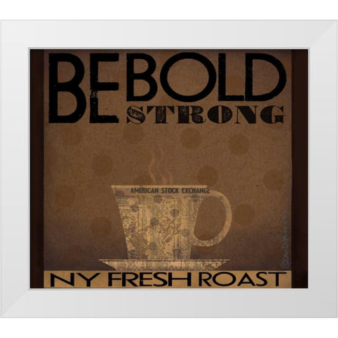 Blod White Modern Wood Framed Art Print by DiPaolo, Dan