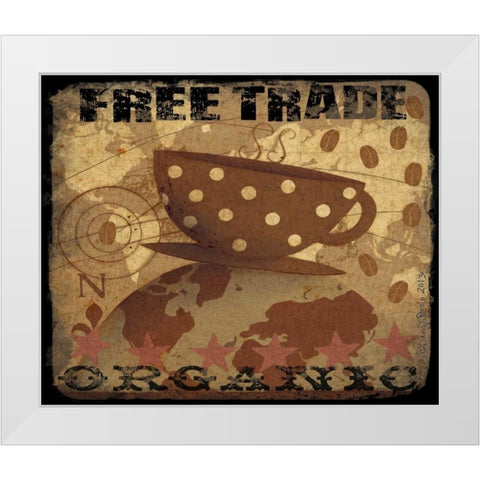 Free Trade White Modern Wood Framed Art Print by DiPaolo, Dan