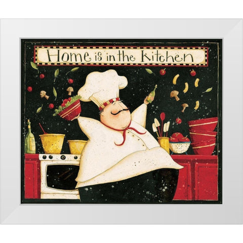 Home Kitchen White Modern Wood Framed Art Print by DiPaolo, Dan