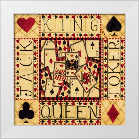 Entertainment Room White Modern Wood Framed Art Print by DiPaolo, Dan