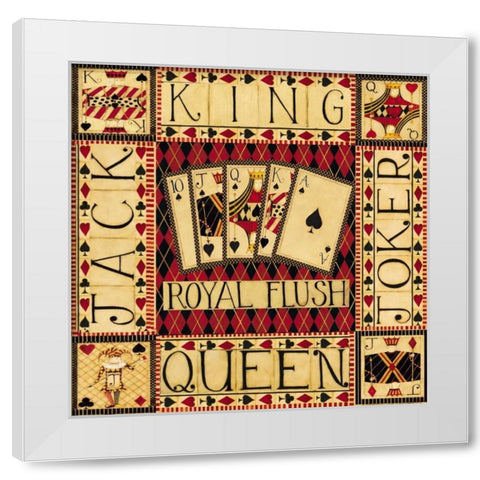 Entertain White Modern Wood Framed Art Print by DiPaolo, Dan