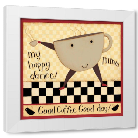 Hi Cupy White Modern Wood Framed Art Print by DiPaolo, Dan