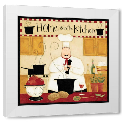 Your kitchen White Modern Wood Framed Art Print by DiPaolo, Dan