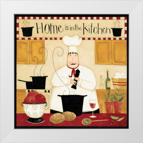 Your kitchen White Modern Wood Framed Art Print by DiPaolo, Dan