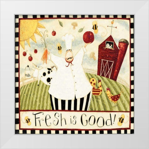 Goods White Modern Wood Framed Art Print by DiPaolo, Dan