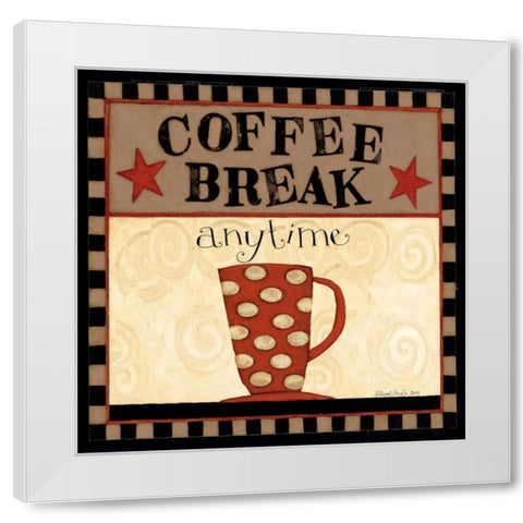 Break White Modern Wood Framed Art Print by DiPaolo, Dan