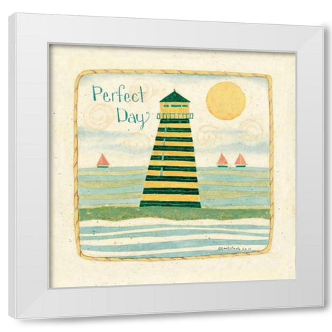 Perfect Day White Modern Wood Framed Art Print by DiPaolo, Dan