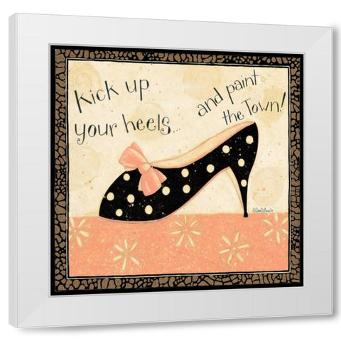 Kick Heels White Modern Wood Framed Art Print by DiPaolo, Dan