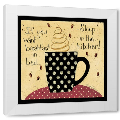 Special Breakfast White Modern Wood Framed Art Print by DiPaolo, Dan